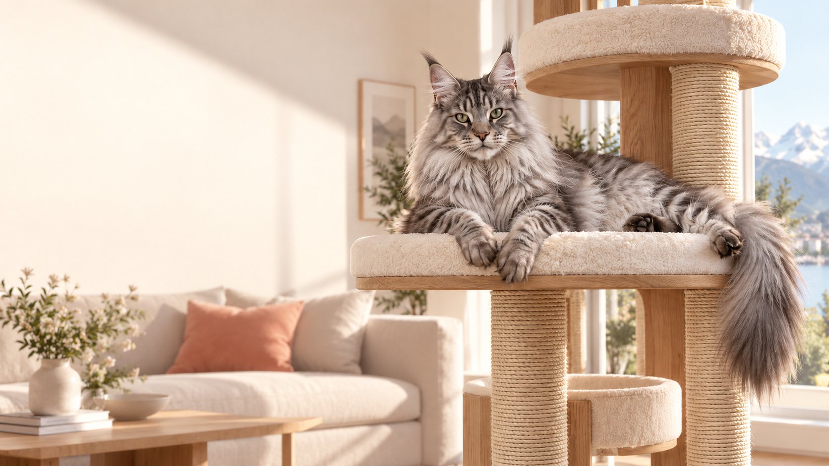 Welcher Kratzbaum passt zu grossen Katzen?