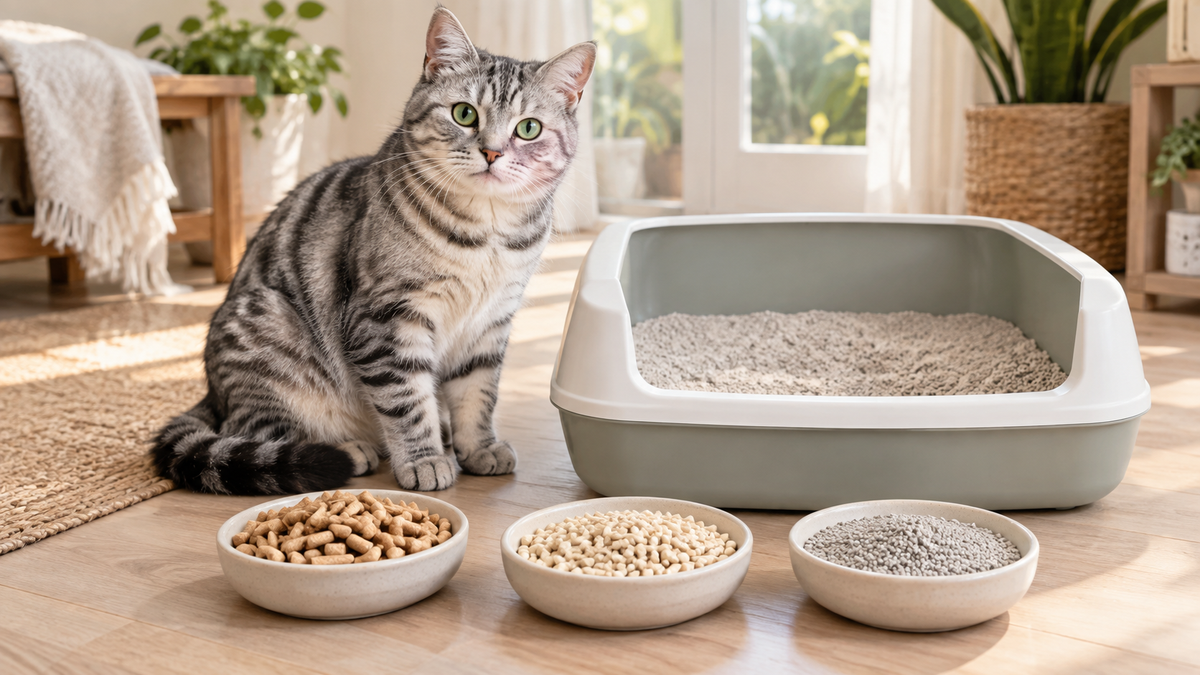 Nachhaltige Katzenstreu: Holz, Tofu oder Bentonit?