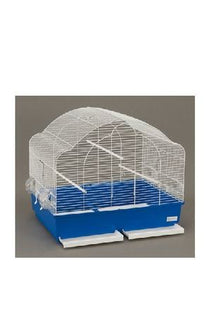Handgefertigte blaue und weisse Vogelvilla "Mary" von Domus Molinari