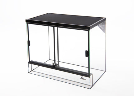 Diversa - Terrarium mit Schiebetüren, Gitterdeckel schwarz