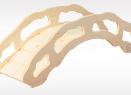 Heimtierbedarf Resch - Rundbogenbrücke aus Naturholz