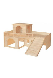 Kaninchenschloss mit grosser Terrasse für Heimtierbedarf Resch