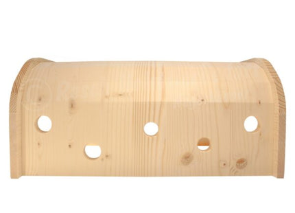 Heimtierbedarf Resch - Futtertunnel Nager Holz natur