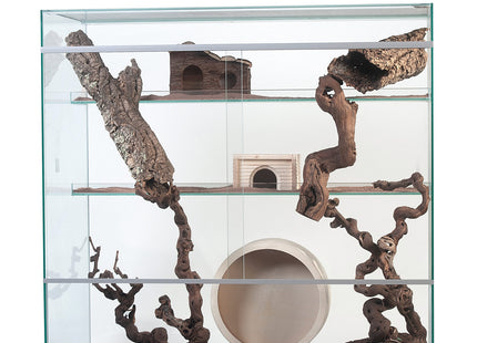 Nagerterrarium mit zwei Etagen für kleine Haustiere