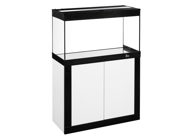 Modernes Aquarium-Set in Weiss und Schwarz von Diversa