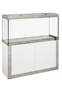 Aquarium-Set in eleganter Weisstüffel-Optik von Aquael
