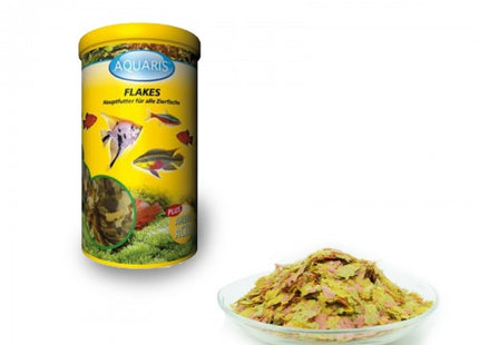 Aquaris Flakes Aquarium Fischfutter - hochwertiges Fischfutter für gesunde und farbenfrohe Aquarienbewohner