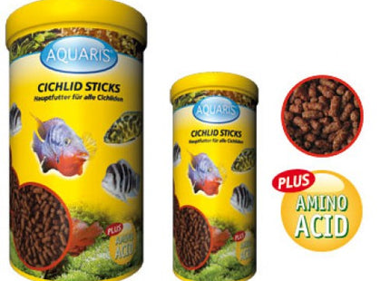 Aquaris Cichlid Sticks - Hochwertiges Aquarium Fischfutter für Cichliden