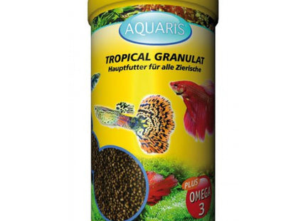 Aquaris Tropical Granulat Aquarium Fischfutter 250 ml