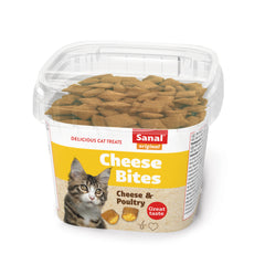 Sanal Katzenkäse-Häppchen, 75 g - Leckerer Snack für Katzen mit hochwertigem Käsegeschmack