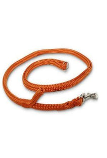 Neon-orange Dino-Hundeleine mit Easy-Locking-System, strapazierfähig und sicher