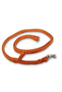 Neon-orange Dino-Hundeleine mit Easy-Locking-System, strapazierfähig und sicher