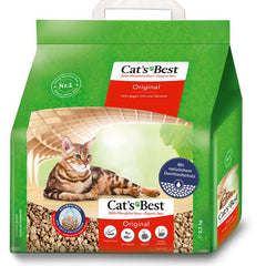 Cat's Best Original Granulat aus Weichholzfasern - hochwertiges Katzenstreu für maximale Sauberkeit und Geruchsbindung
