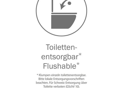 Cat's Best Sensitive Feines Granulat aus Weichholzfasern, 20 l / 7,2 kg - hochwertiges Katzenstreu für sensible Katzen