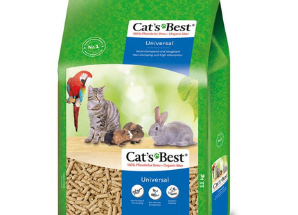 Cat's Best Universal Pellets aus Weichholzfasern - hochwertiges Katzenstreu für maximale Sauberkeit und Geruchsbindung