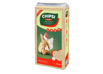 Chipsi Super Feingranulat Kleintierstreu - hochwertiges Einstreu für Kleintiere