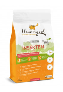Bellfor Katze Insekten-Trockenfutter 1.2 kg - hochwertiges Trockenfutter für Katzen mit Insektenprotein