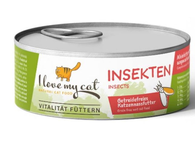 Bellfor Katze Nassfutter Insekten - 100g, getreidefrei