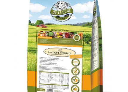 Bellfor Landgut-Schmaus Trockenfutter für Hunde - extrudiert
