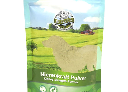 Bellfor Nierenkraft-Pulver für Hunde, 250 g - Nahrungsergänzung für die Nierenfunktion deines Hundes