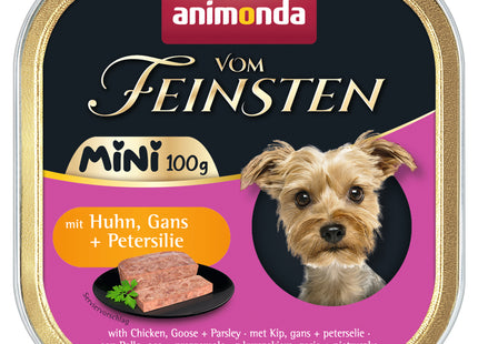 Animonda Hundeleckerli Mini Huhn Gans Petersilie 32 Stück à 100g - hochwertiges Hundefutter für kleine Hunde