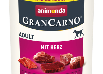 Animonda GranCarno Adult mit Herz 6 Stk. - hochwertiges Hundefutter