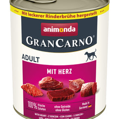 Animonda GranCarno Adult mit Herz 6 Stk. - hochwertiges Hundefutter