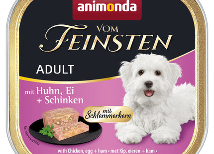 Animonda Hundefutter Feinstes Kern mit Huhn Ei Schinken 22 Stück à 150 g