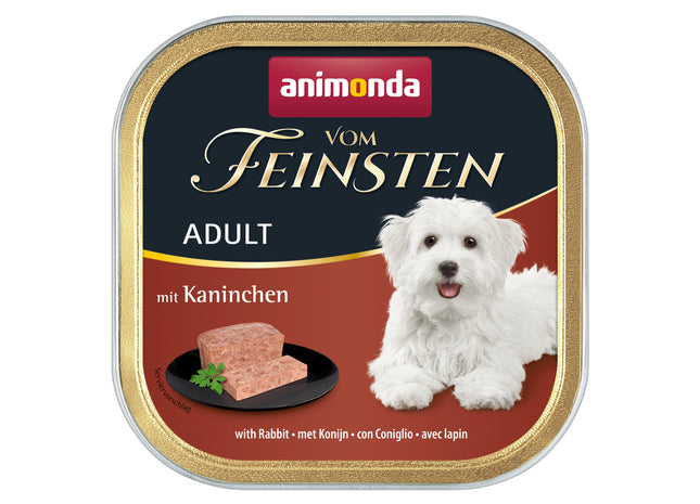 Animonda Hund Vom Feinsten Forest mit Hase 22 Stück à 150 g - hochwertiges Hundefutter