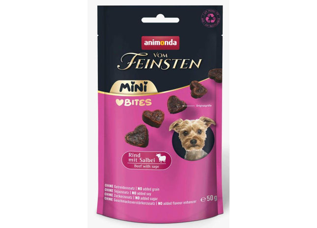 Animonda Hund Vom Feinsten Mini Bites Rind mit Salbei - 10 Stück à 50 g