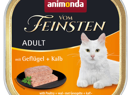 Animonda Katze Vom Feinsten Adult, Geflügel + Kalb, 32 Stk. à 100 g