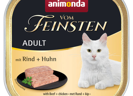 Animonda Katzenfutter Vom Feinsten Adult mit Rind und Huhn 32 Stück à 100g