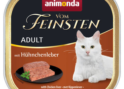 Animonda Katzenfutter Vom Feinsten Adult mit Hühnerleber 32 Stück à 100 g