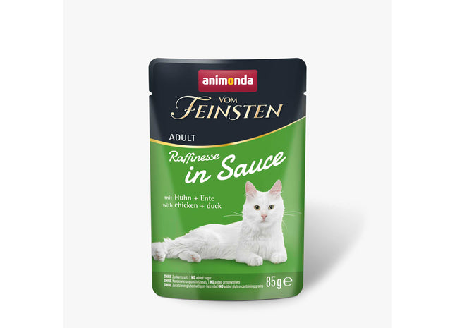 Animonda - Katze Vom Feinsten, Adult, Raffinesse in Sauce mit Huhn+Ente