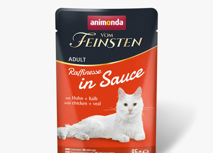 Animonda - Katze Vom Feinsten, Adult, Raffinesse in Sauce mit Huhn+Kalb