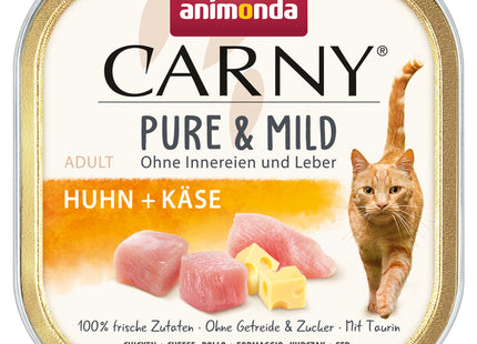 Animonda Katzenfutter Adult Carny Pure und Mild Huhn und Käse, 32 Stück à 100 g