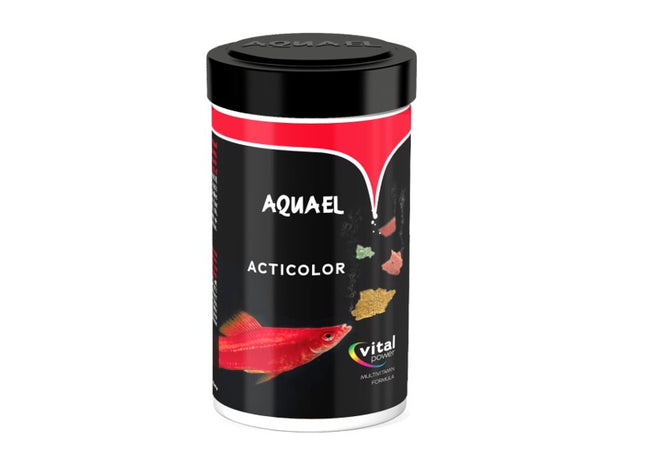 Aquael Acti Fish Food - buntes Granulat 250ml