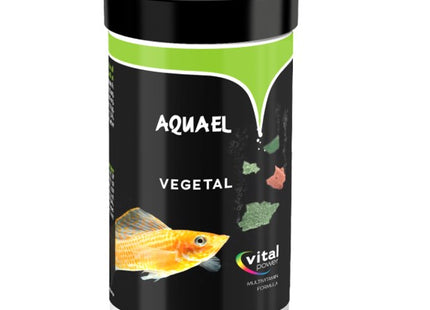 Aquael Acti Fish Food Vegetal - pflanzliches Flockenfutter 100ml