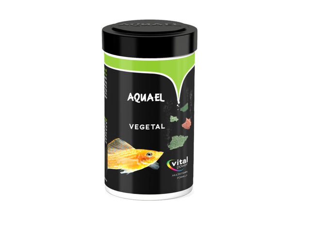 Aquael Acti Fish Food Vegetal - pflanzliches Flockenfutter 100ml