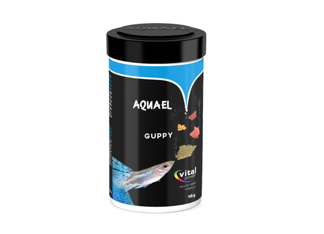 Aquael Acti Fish Food Guppy - Granulatfutter 100ml