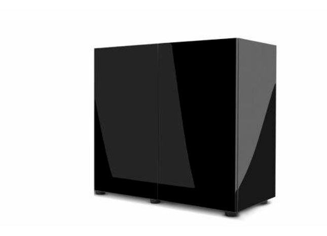 Aquael Cabinet in elegantem Schwarz für ZD 120 Aquarien