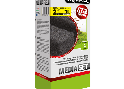 Aquael Filtrationsschwamm ASAP 700 Standard, 2 Stk. - Effektive Filterung für Aquarien mit hoher Qualität und Langlebigkeit