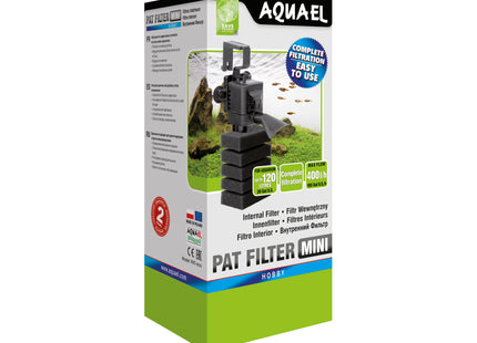Aquael PAT Mini Filter mit extra Schwamm für effektive Wasserfiltration