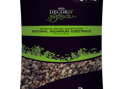 Aquael Natural Mehrfarbiges Kies 3 - 5 mm, 2 kg - hochwertiges Aquariumkies für eine natürliche und bunte Gestaltung des Aquariums