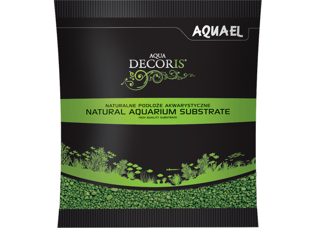 Grüner Aquarienkies für natürliche Dekoration, 1kg