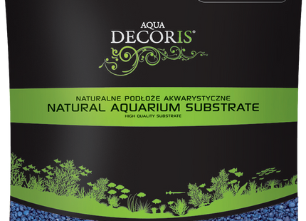 Blauer Kies für eine farbenfrohe Aquariumdekoration - 1 kg