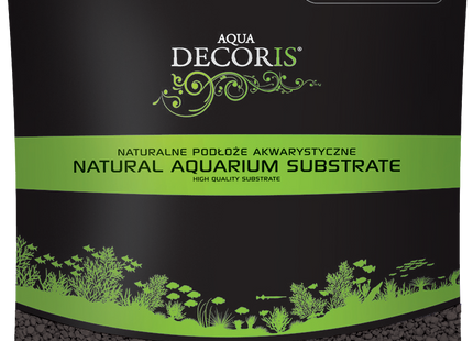 Schwarzer Aquarienkies für natürliche Dekoration, 1 kg