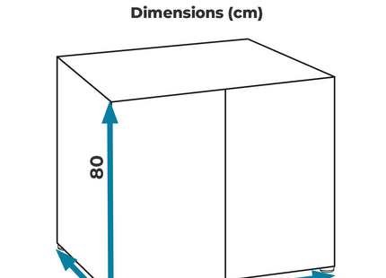 Aquael Schrank OptiSet in elegantem Schwarz für Aquarien