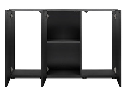 Aquael Schrank OptiSet in elegantem Schwarz für Aquarien