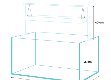 Aquael Ultrascape Schnee Set - realistisches Dekorationsset für Aquarien und Terrarien